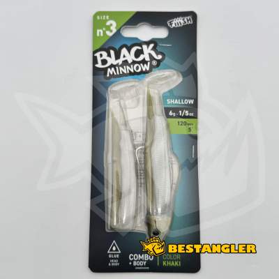 Fiiish Black Minnow n°3 120 mm Combo Shallow + Body - 6g - Khaki - BM639
