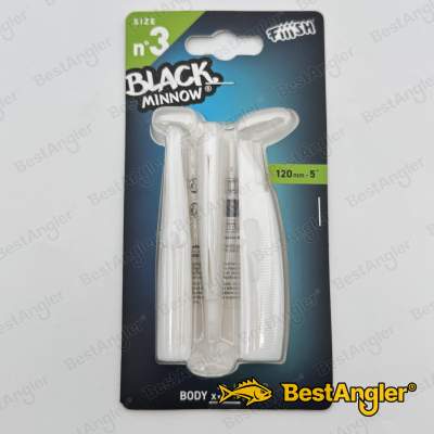 Fiiish Black Minnow n°3 120 mm Bodies 3x - White - BM506