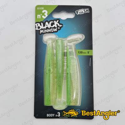 Fiiish Black Minnow n°3 120 mm Bodies 3x - Lime Juice - BM1332