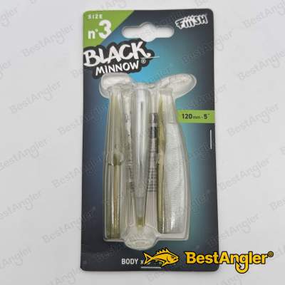 Fiiish Black Minnow n°3 120 mm Bodies 3x - Khaki - BM003