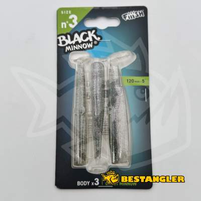 Fiiish Black Minnow n°3 120 mm Bodies 3x - Ghost Minnow - BM1416