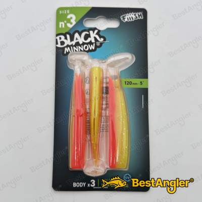 Fiiish Black Minnow n°3 120 mm Bodies 3x - Mango Juice - BM196