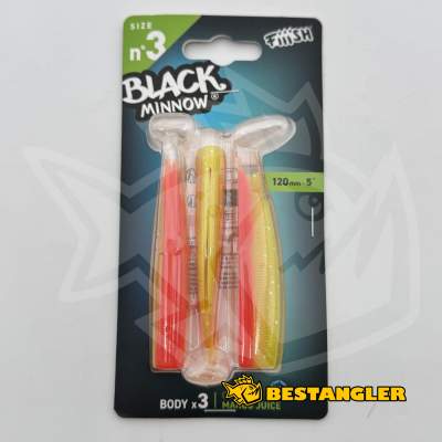 Fiiish Black Minnow n°3 120 mm Bodies 3x - Mango Juice - BM196