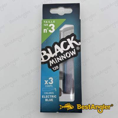 Fiiish Black Minnow n°3 120 mm Bodies 3x - Electric Blue - BM1417