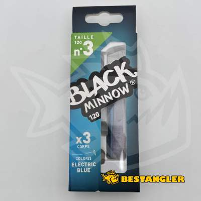 Fiiish Black Minnow n°3 120 mm Bodies 3x - Electric Blue - BM1417