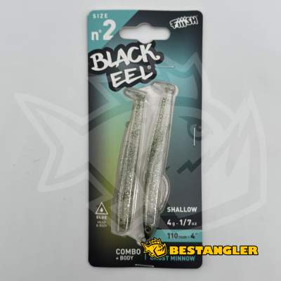 Fiiish Black Eel n°2 110 mm Combo Shallow + Body - 4g - Ghost Minnow - BE4001
