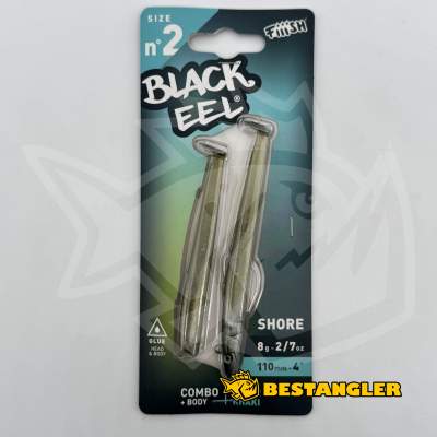 Fiiish Black Eel n°2 110 mm Combo Shore + Body - 8g - Khaki - BE1267