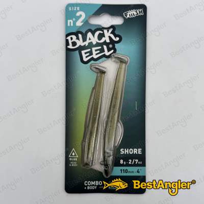 Fiiish Black Eel n°2 110 mm Combo Shore + Body - 8g - Khaki - BE1267