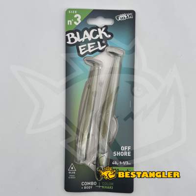 Fiiish Black Eel n°3 150 mm Combo Offshore + Body - 40g - Khaki - BE1257