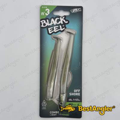 Fiiish Black Eel n°3 150 mm Combo Offshore + Body - 40g - Khaki - BE1257