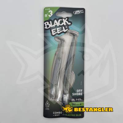 Fiiish Black Eel n°3 150 mm Combo Offshore + Body - 40g - Electric Blue - BE1259