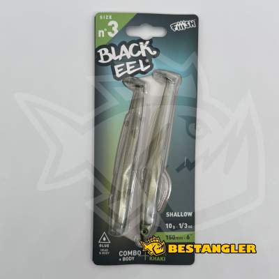 Fiiish Black Eel n°3 150 mm Combo Shallow + Body - 10g - Khaki - BE1251
