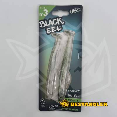 Fiiish Black Eel n°3 150 mm Combo Shallow + Body - 10g - Ghost Minnow - BE4005