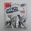 Fiiish Crazy Sand Eel n°2 120 mm Heads Shore 2x - 7g - Khaki - CSE1435