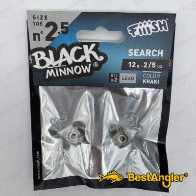 Fiiish Black Minnow n°2.5 105 mm Heads Search 2x - 12g - Khaki - BM1000