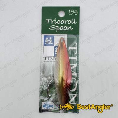 Jackall Timon Tricoroll Spoon 19g Red & Gold
