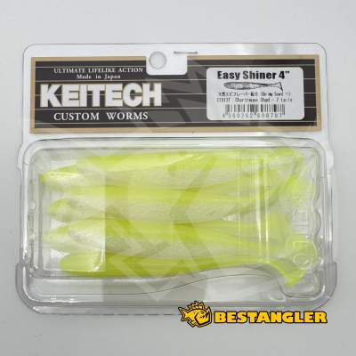Keitech Easy Shiner 4" Chartreuse Shad - CT#13