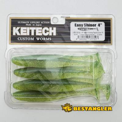 Keitech Easy Shiner 4" Lime / Chartreuse - #424