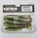 Keitech Easy Shiner 4" Green Pumpkin Chartreuse - #401