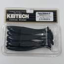 Keitech Easy Shiner 4" Black - #001