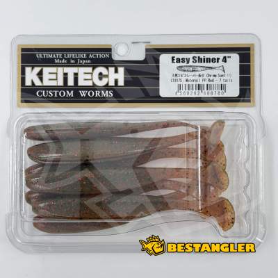 Keitech Easy Shiner 4" Motoroil PP. Red - CT#17