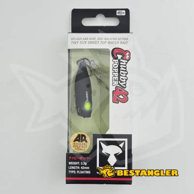 Jackall Chubby Popper 42 Sight Mat Black
