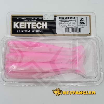 Keitech Easy Shiner 4.5" Bubblegum Shad - #442