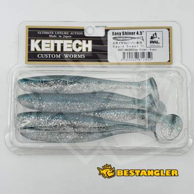 Keitech Easy Shiner 4.5" Hasu (Silver Shiner) - #431