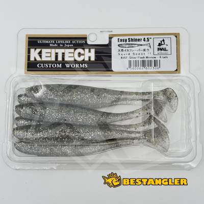 Keitech Easy Shiner 4.5" Silver Flash Minnow - #416