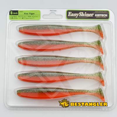 Keitech Easy Shiner 5" Fire Tiger - #449
