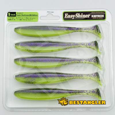 Keitech Easy Shiner 5" Purple Chartreuse - BA#03
