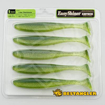 Keitech Easy Shiner 5" Lime / Chartreuse - #424