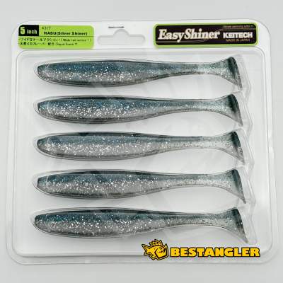Keitech Easy Shiner 5" Hasu (Silver Shiner) - #431
