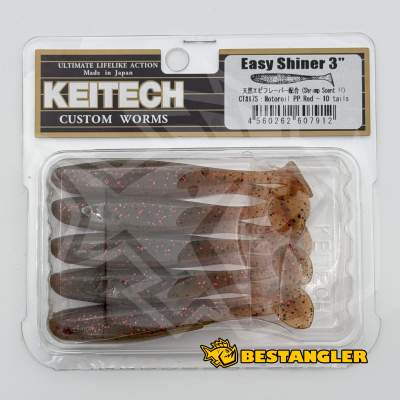 Keitech Easy Shiner 3" Motoroil PP. Red - CT#17