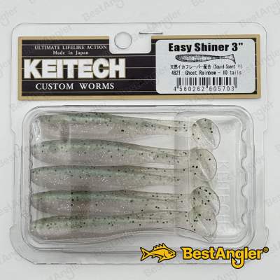 Keitech Easy Shiner 3" Ghost Rainbow - #482