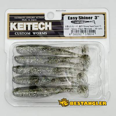 Keitech Easy Shiner 3" Silver Flash Minnow - #416