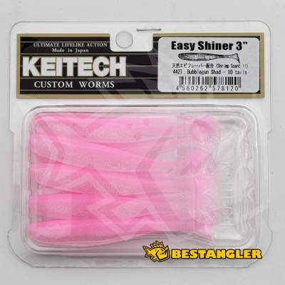 Keitech Easy Shiner 3" Bubblegum Shad - #442