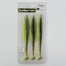 Keitech Easy Shiner 6.5" Green Pumpkin Chartreuse - #401