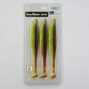 Keitech Easy Shiner 6.5" Motoroil / Chartreuse - CT#14