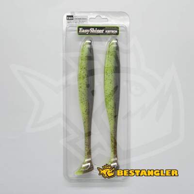 Keitech Easy Shiner 8" Green Pumpkin Chartreuse - #401