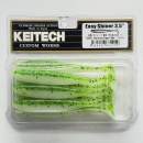 Keitech Easy Shiner 3.5" Chartreuse Pepper Shad - CT#30