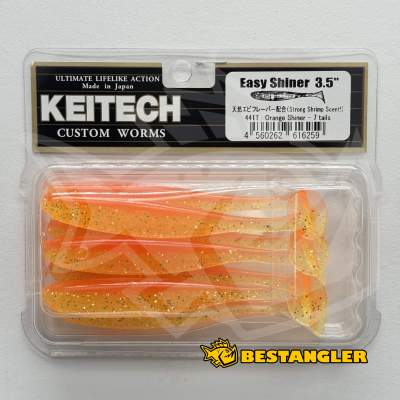 Keitech Easy Shiner 3.5" Orange Shiner - #441