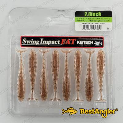 Keitech FAT Swing Impact 2.8" Natural Craw - CT#04