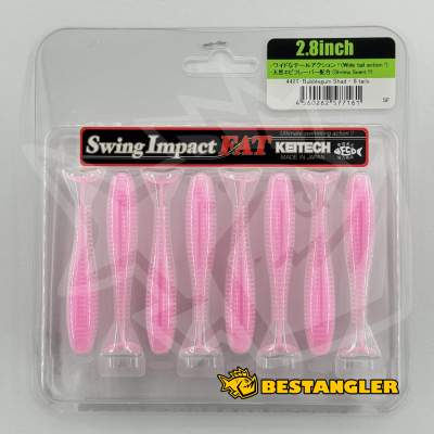 Keitech FAT Swing Impact 2.8" Bubblegum Shad - #442