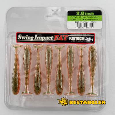 Keitech FAT Swing Impact 2.8" Fire Tiger - #449