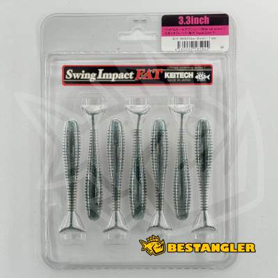 Keitech FAT Swing Impact 3.3" Hasu (Silver Shiner) - #431