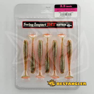 Keitech FAT Swing Impact 3.3" Fire Tiger - #449