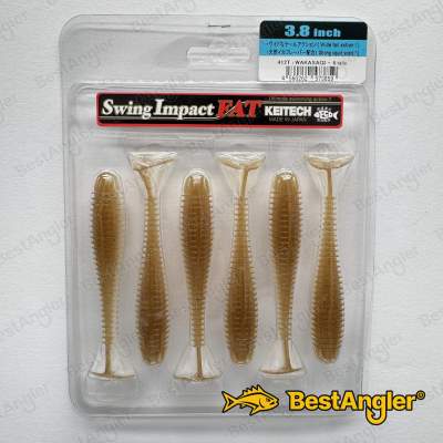 Keitech FAT Swing Impact 3.8" Wakasagi - #412
