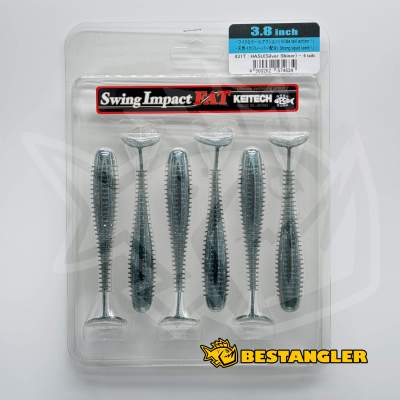 Keitech FAT Swing Impact 3.8" Hasu (Silver Shiner) - #431