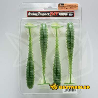 Keitech FAT Swing Impact 5.8" Lime / Chartreuse - #424